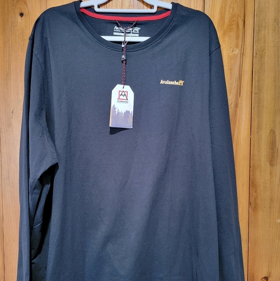 Avalanche Men's Black Long Sleeve Shirt - Picture 1 of 11